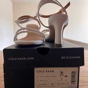 Cole Haan White Stiletto Heels